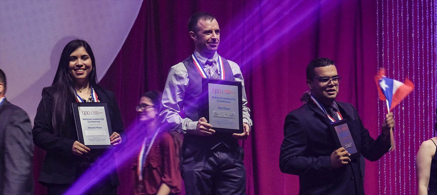 Accounting 2019 National BPA Leslie Mesta taking 2nd