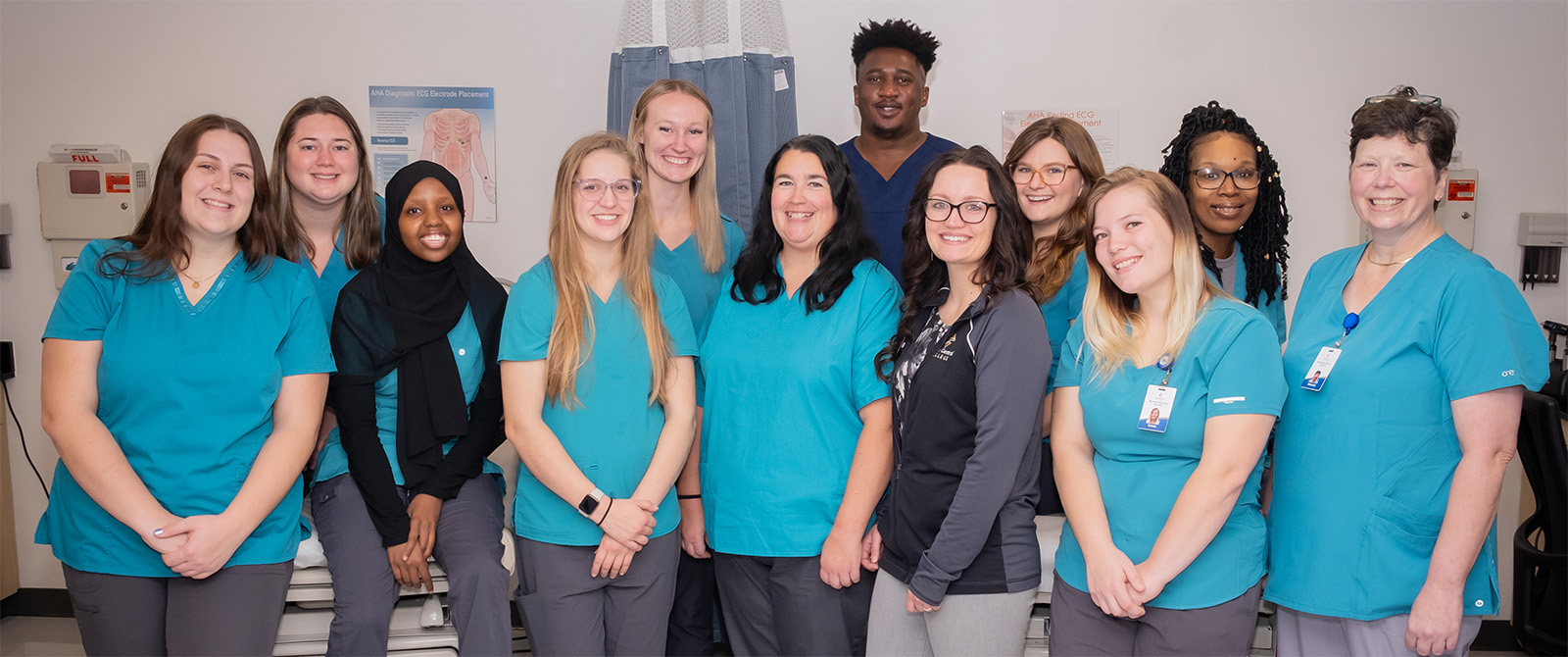 Photo of medical assistant students