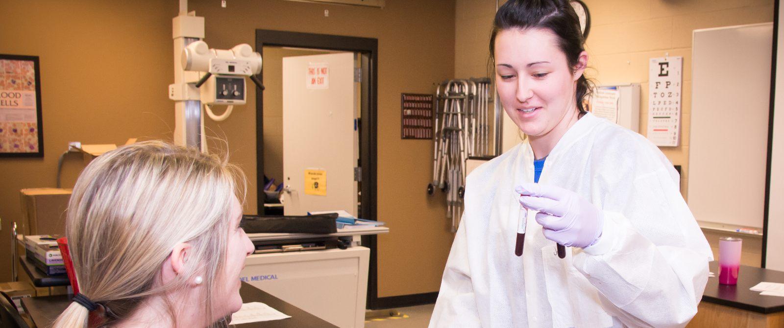 Photo of MLT students