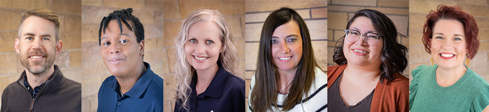 Photo of five staff members who make up the SCC Admissions team.