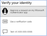 screenshot of the Multifactor Authentication/Login Prompt