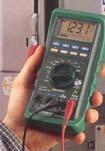 multimeter in use