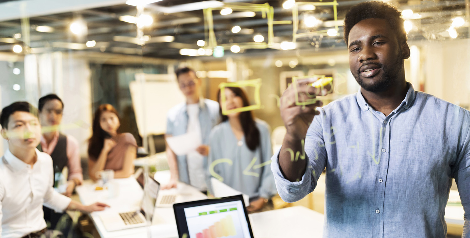Photo of human resources people in an office setting