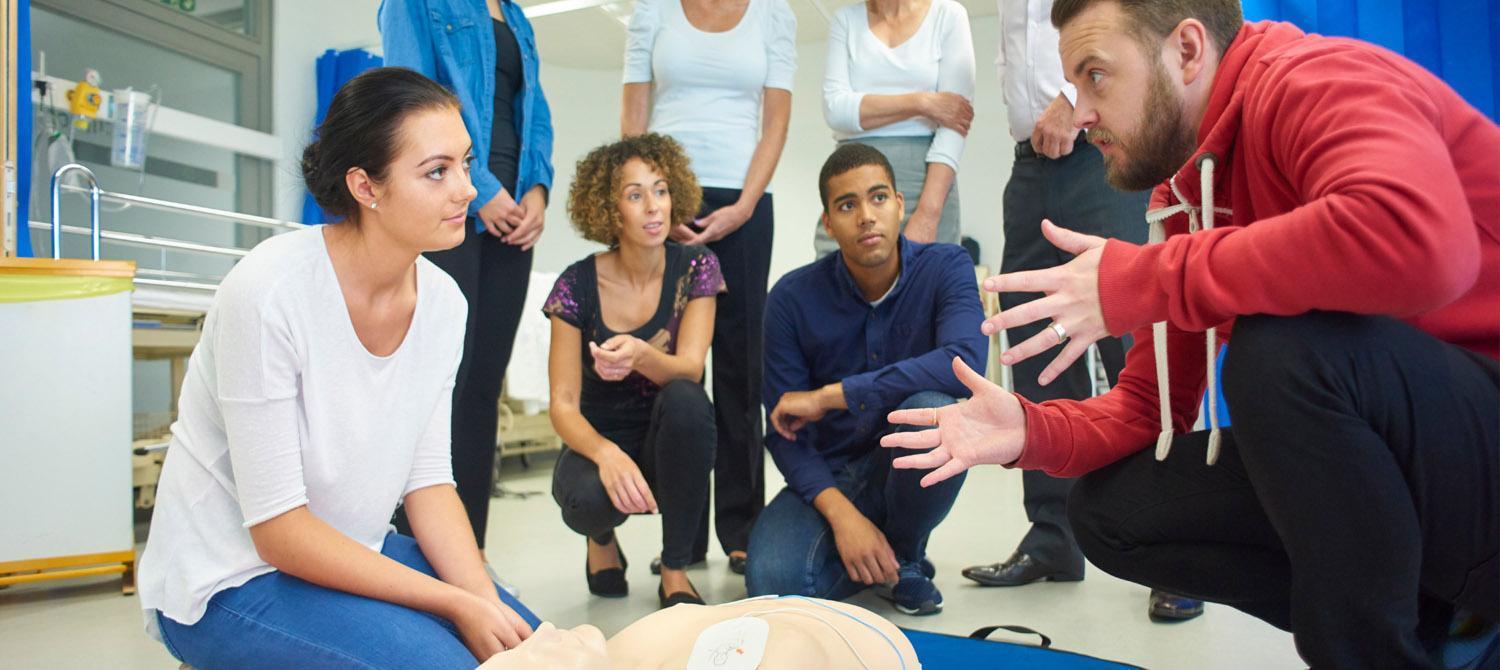 Health care training at South Central College CWE